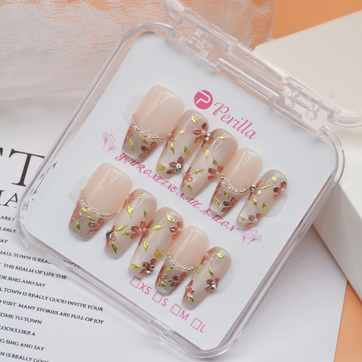 Perilla Handmade Press On Nails