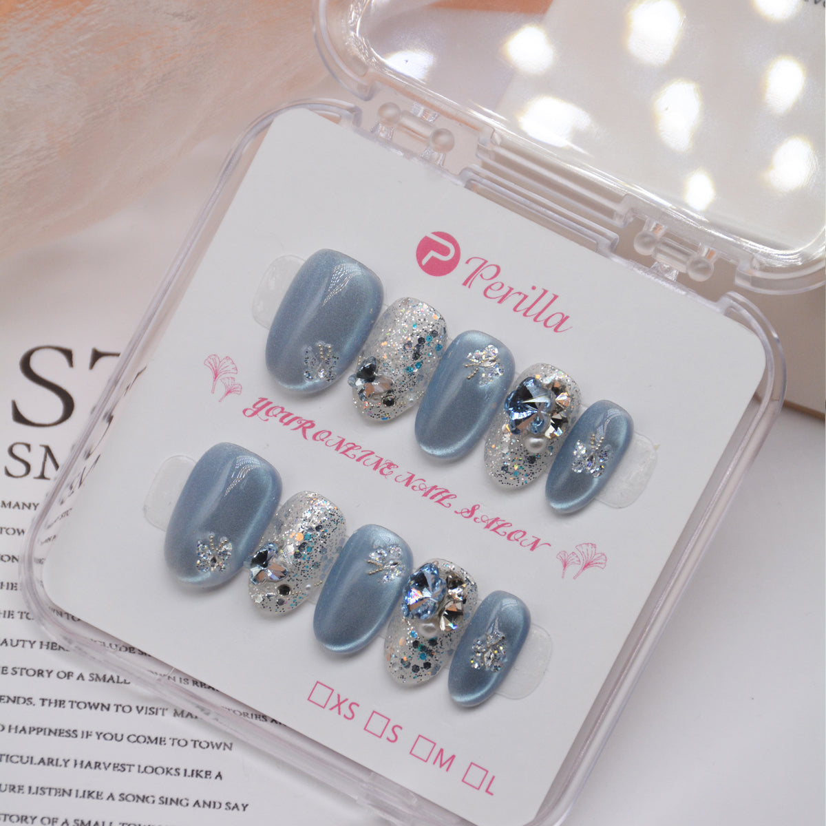 Perilla Handmade Press On Nails