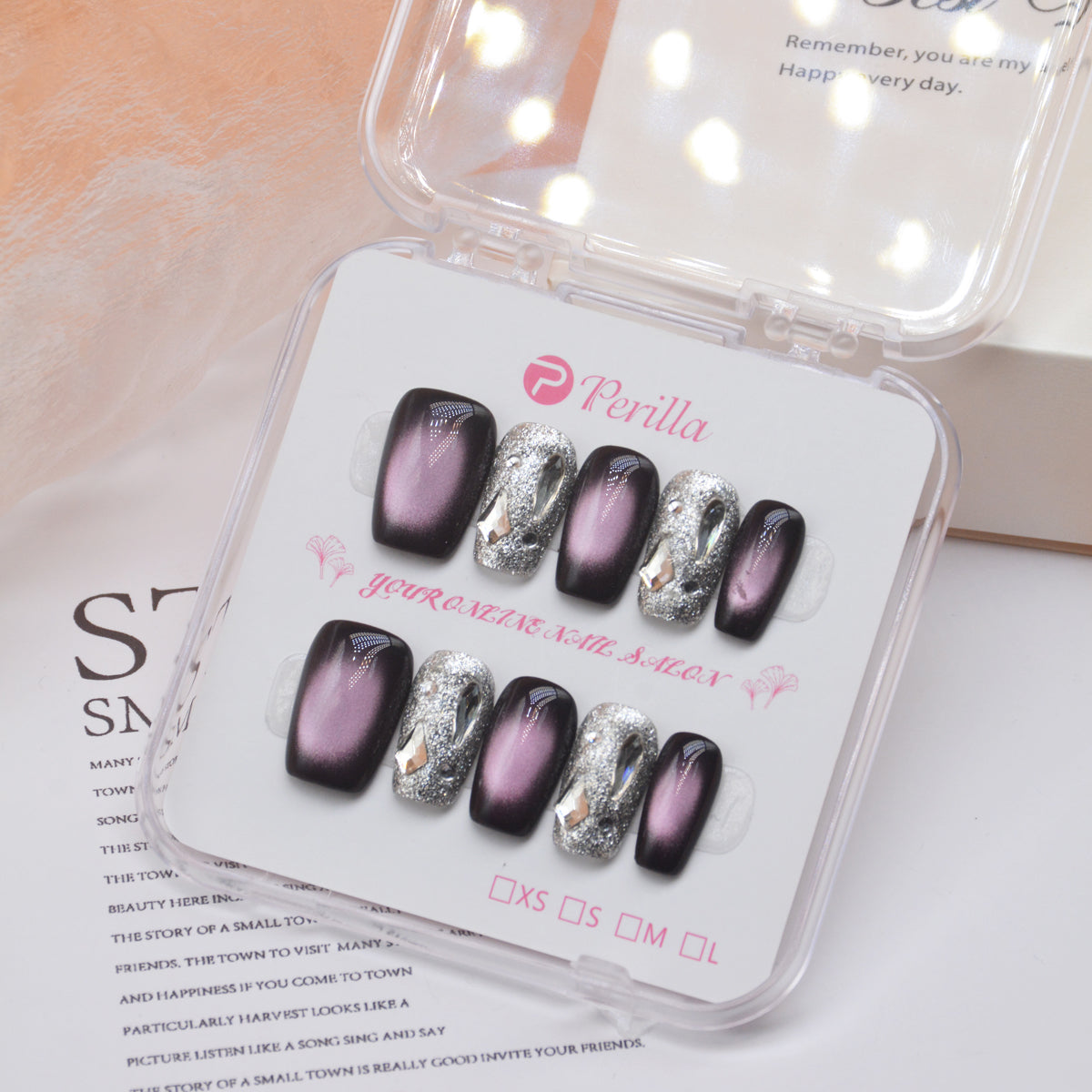 Perilla Handmade Press On Nails