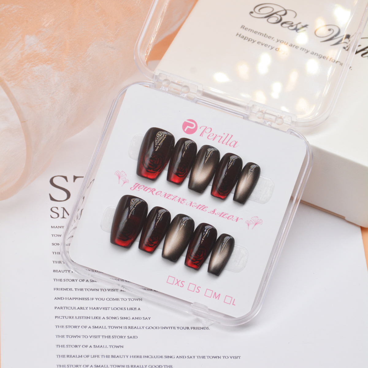 Perilla Handmade Press On Nails