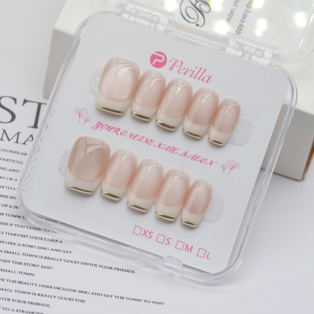 Perilla Handmade Press On Nails