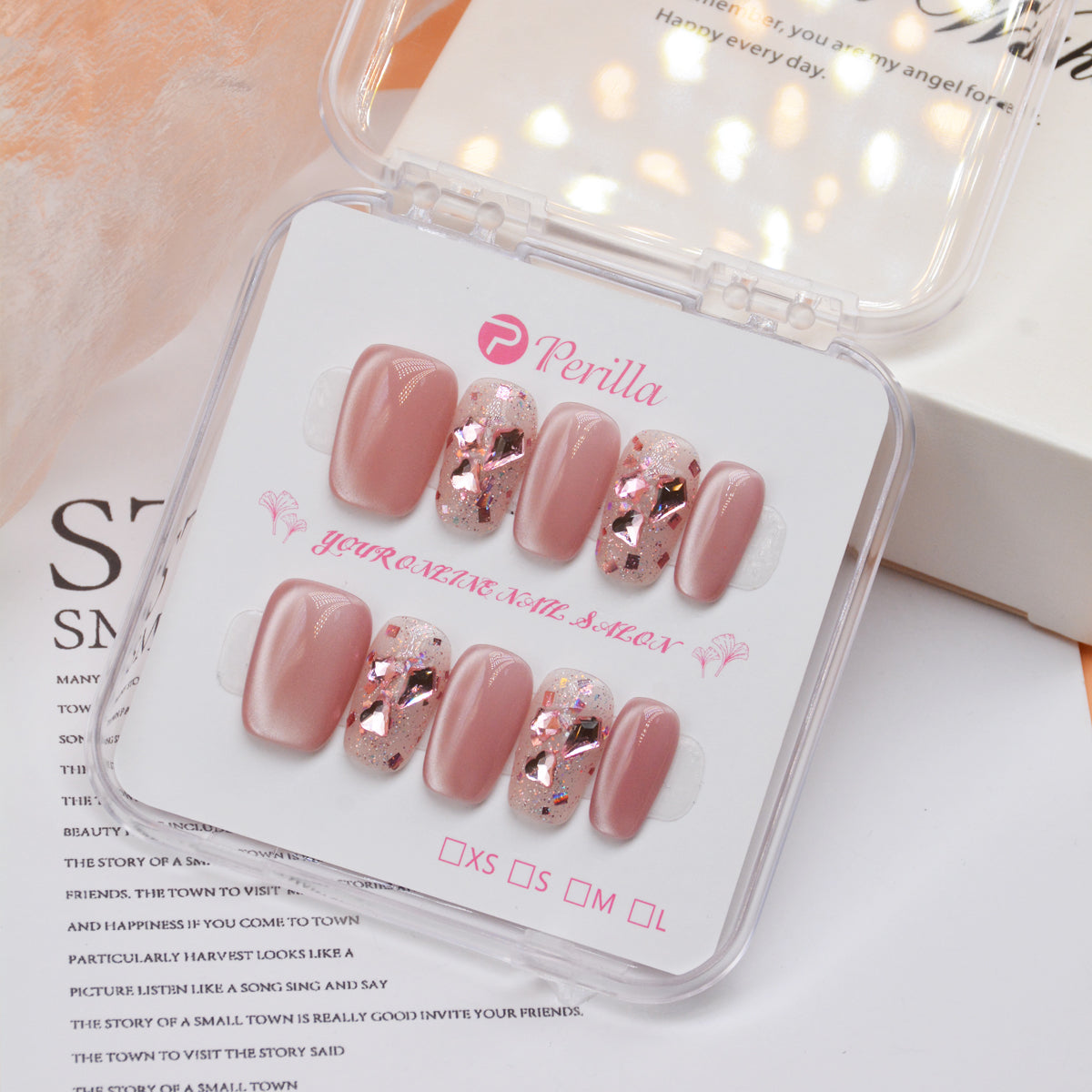 Perilla Handmade Press On Nails