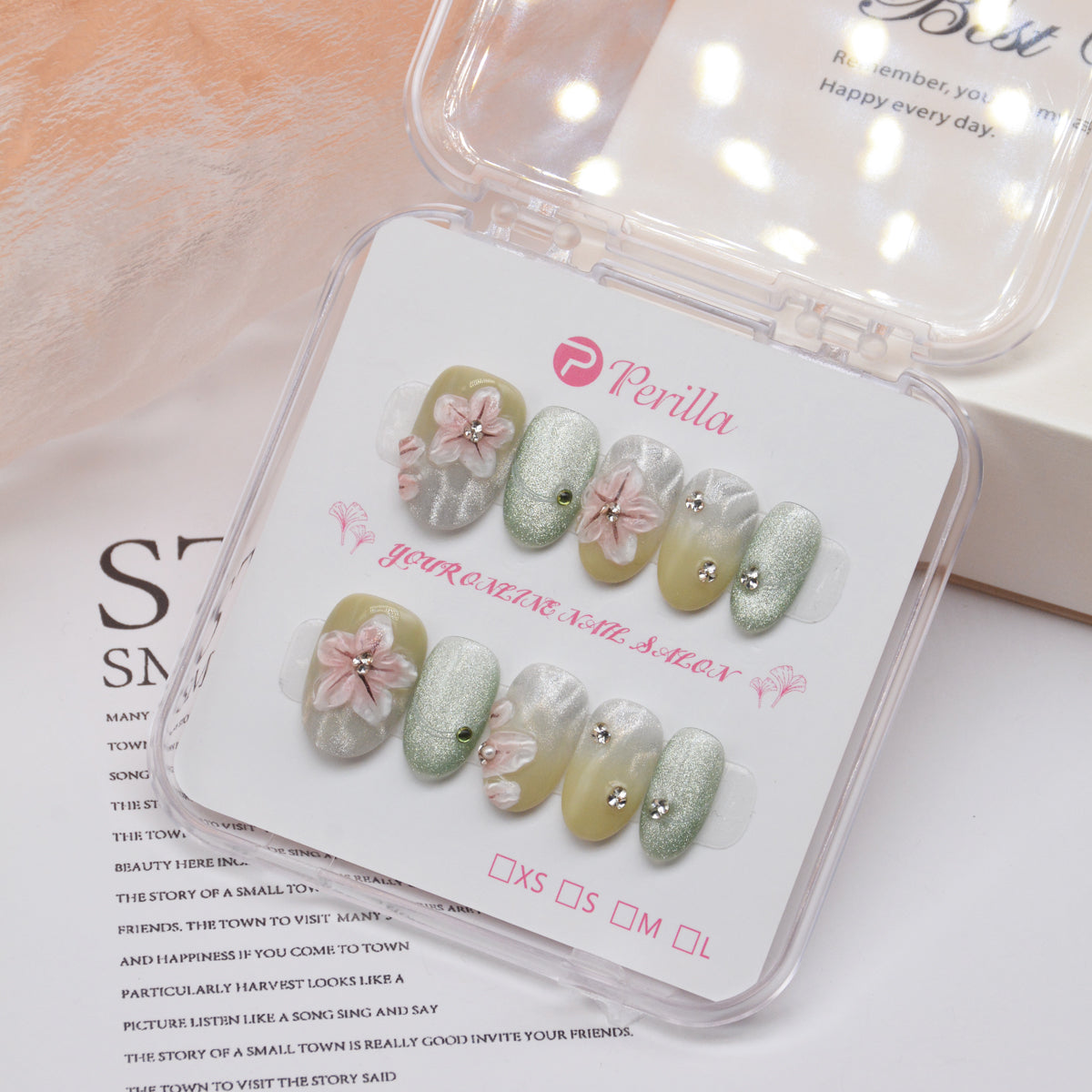 Perilla Handmade Press On Nails