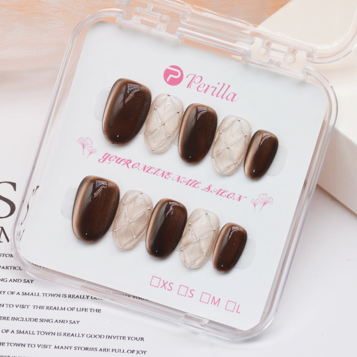 Perilla Handmade Press On Nails